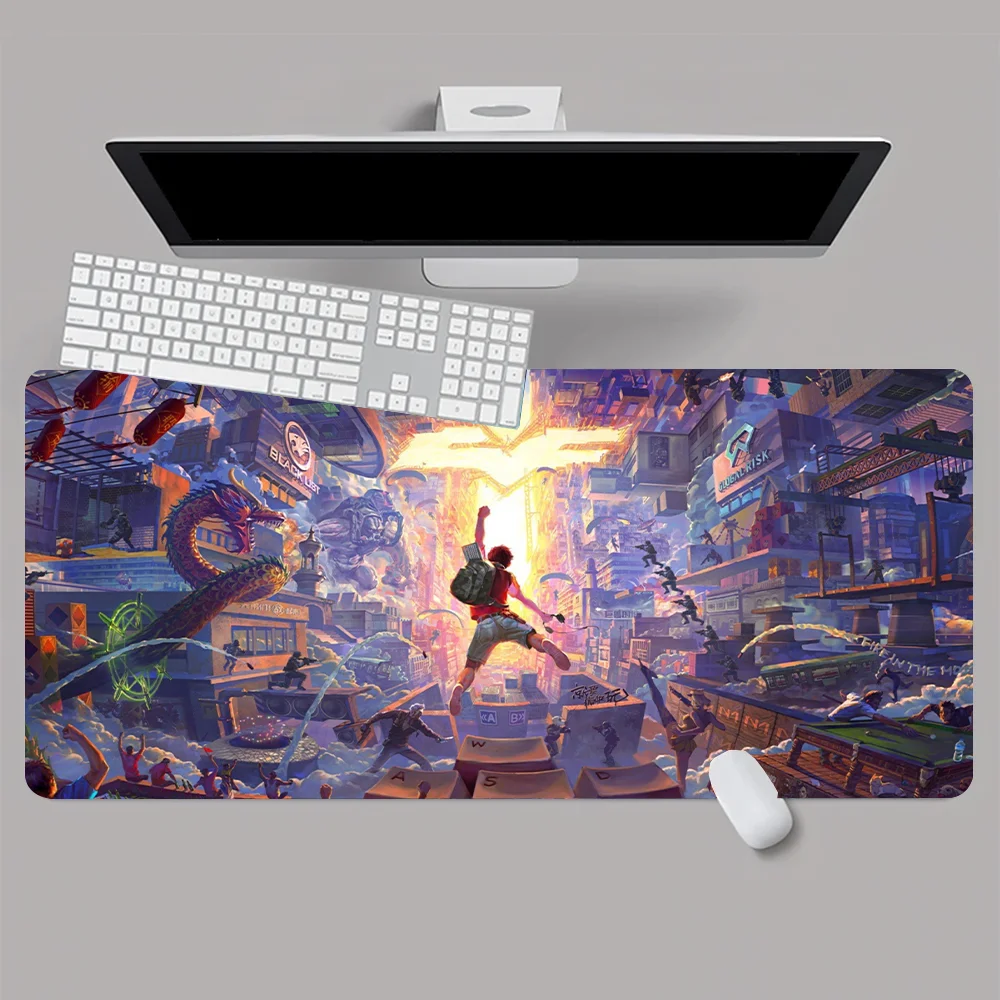 C-CrossFire GAME Mousepad INS Tide Large XXL 900x400mm Cartoon Anime Gaming Mouse Pad Keyboard Mouse Mats Desk Mat Accessories