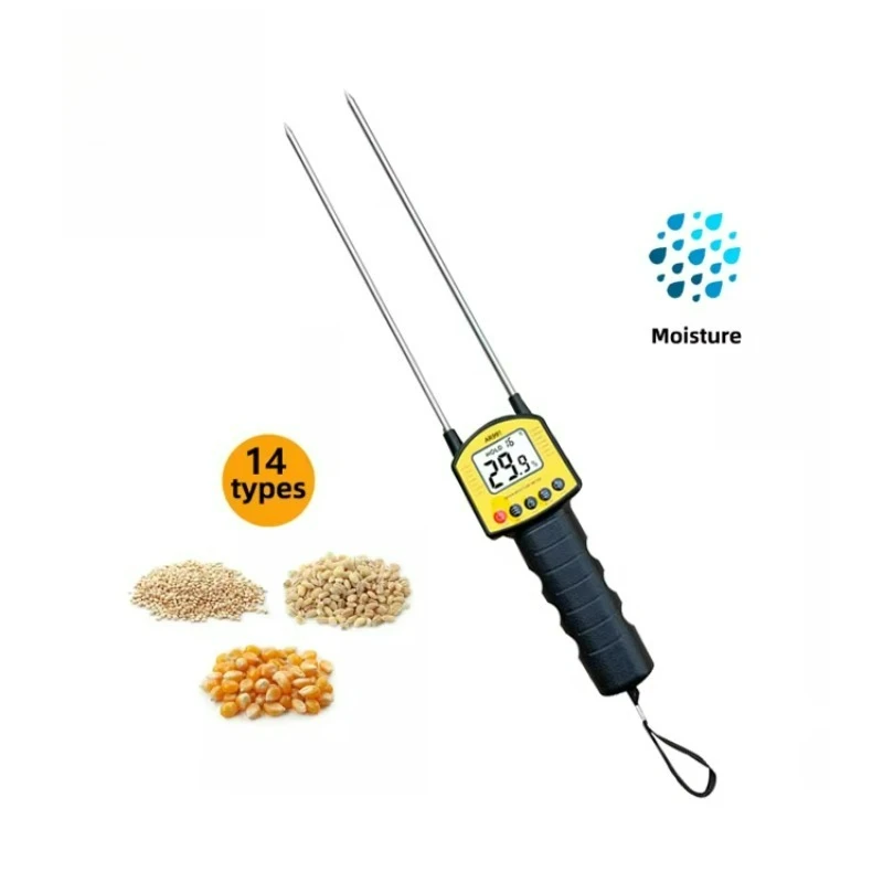 

Portable Grain Moisture Analyzer for Maize, Wheat and Rice Bean Moisture Testing