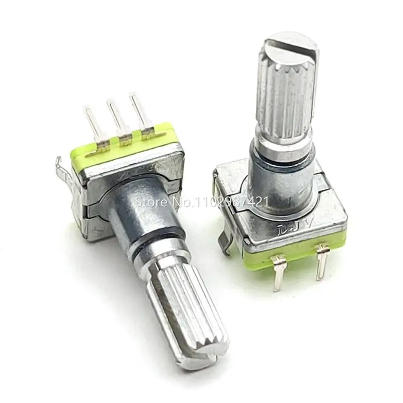 Codificador giratório para a navegação CD do carro, potenciômetro do ajuste de volume, eixo da flor, potenciômetro, pulso 15, EC11, posicionamento 30, 2 partes