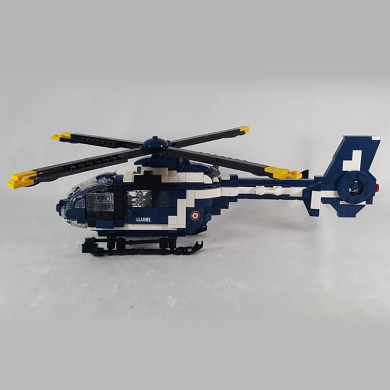 

EC 135 Helicopter Model MOC Building Bricks War Equipment Modular Technology Gifts Holiday Assemble Children Toys Suit