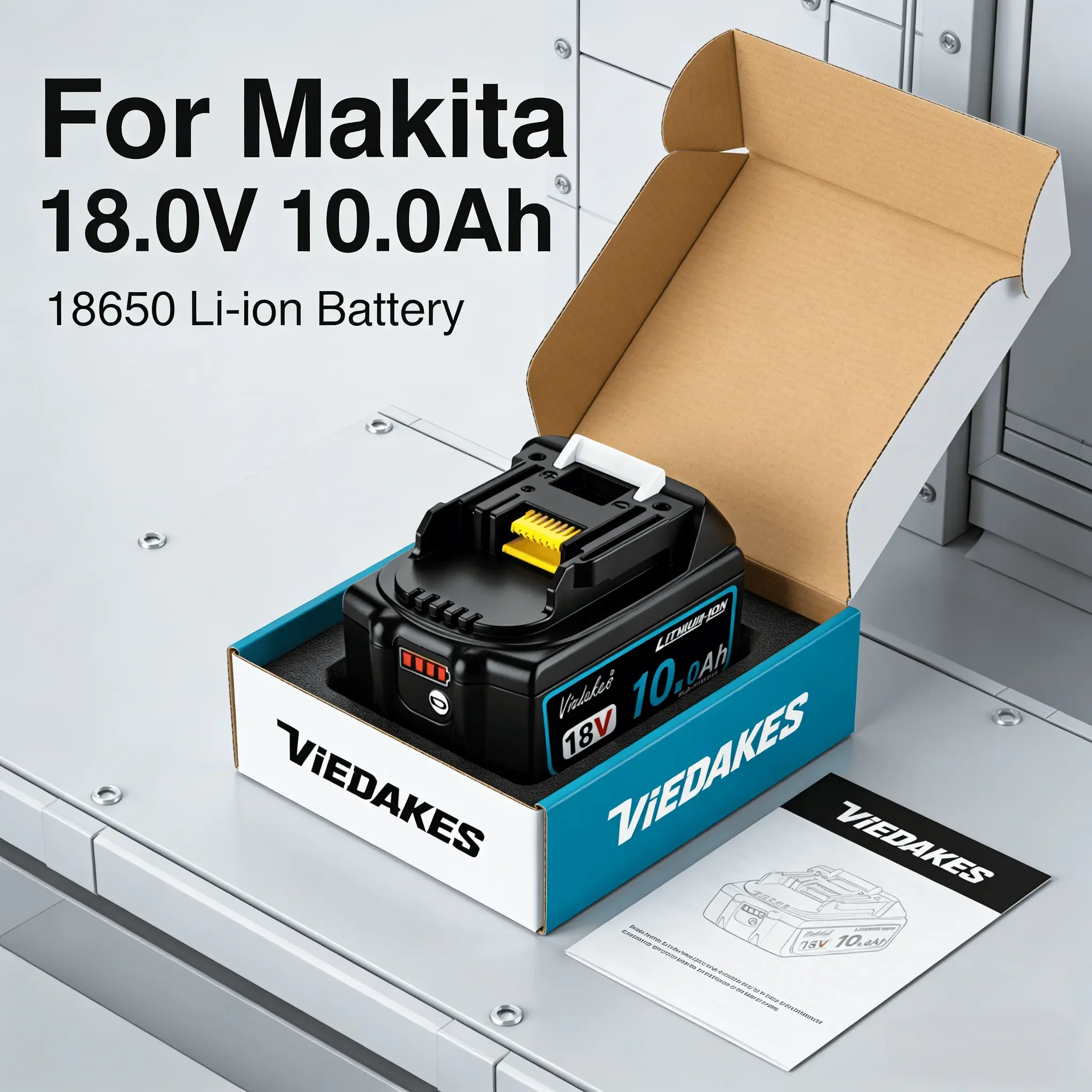 

Best Choice｜for makita 18v battery｜18V12Ah Ultra Capacity｜Li-ion Battery｜Universal for Makita 18V All Series Power Tools