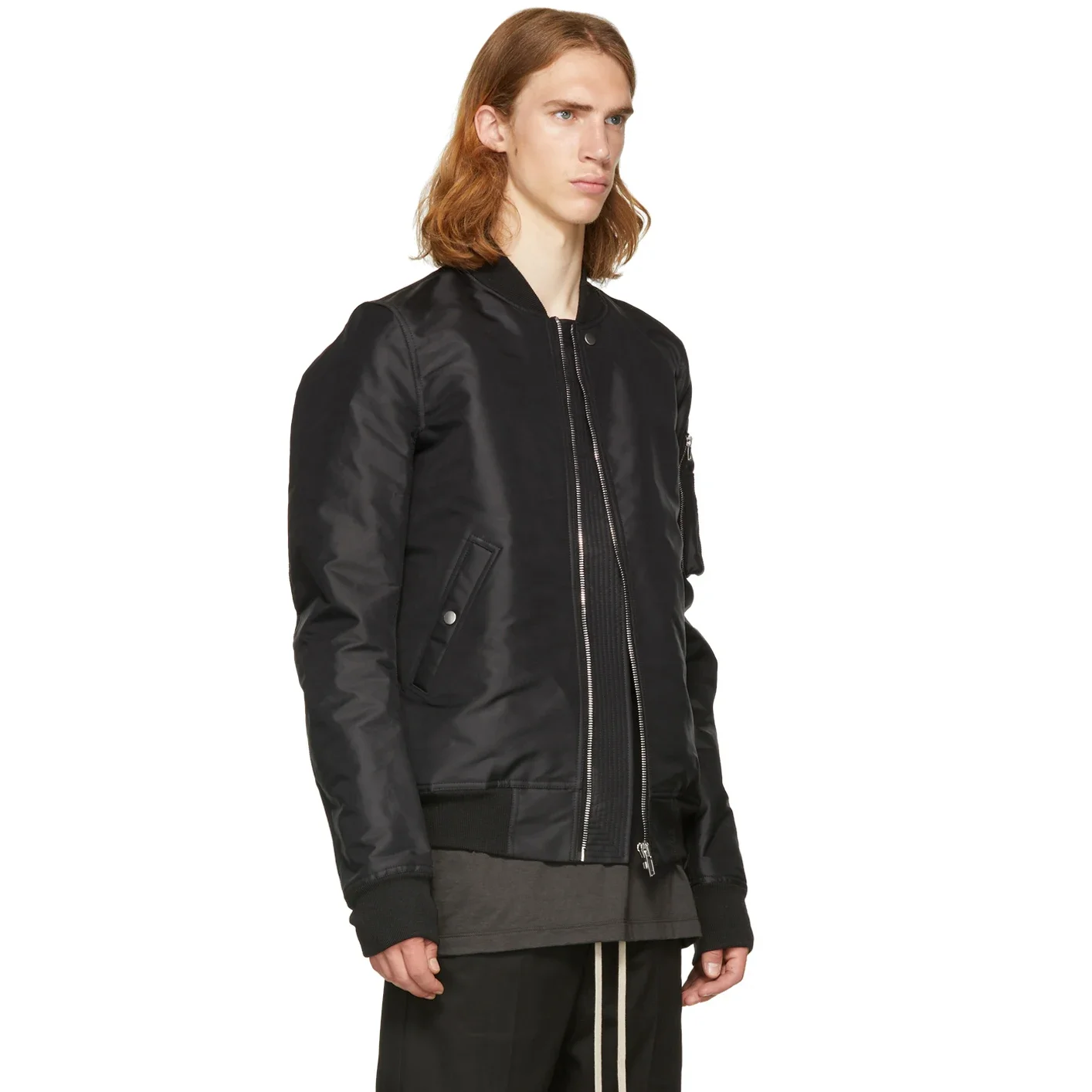 

YOJI OOAK BOMBER JACKET RICK Повседневная черная куртка-бомбер Водонепроницаемая ветрозащитная куртка RO