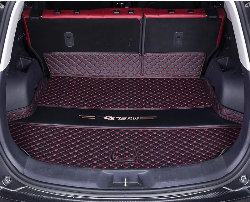 For Changan CS55 CS35 CS75 PLUS 2024 Custom Car Trunk Mats Leather Waterproof Cargo Liner Auto Accessories Interior Decoration