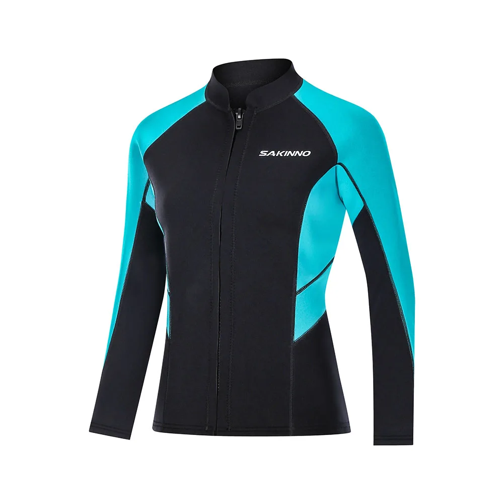 

Neoprene Wetsuit Top Jacket Women Men 2MM Long Sleeve Wetsuit Scuba Diving Shirt, 3MM 1.5MM Wetsuits Vest Windproof Swimming