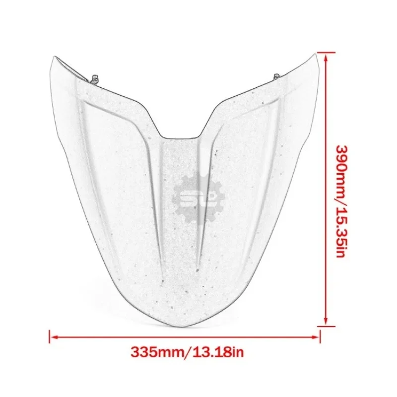 Akcesoria motocyklowe dla Ducati Monster 821 2014 2015 2016 2017 Motobike tylne siedzenie pasażera pokrycie siedzenia twarda osłona Hump