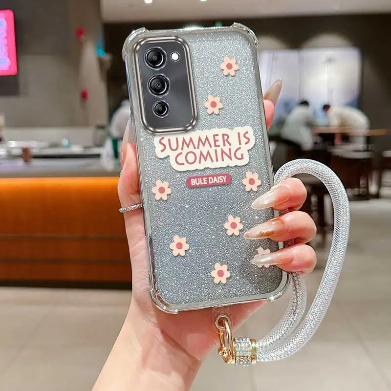 حافظة لهاتف VivoY04 باللون الأزرق ديزي مصنوعة من مرنة معززة رفيعة في المكتب لهاتف vivo V Y 04 50 28 36 100 20 Lite (IDN) #5