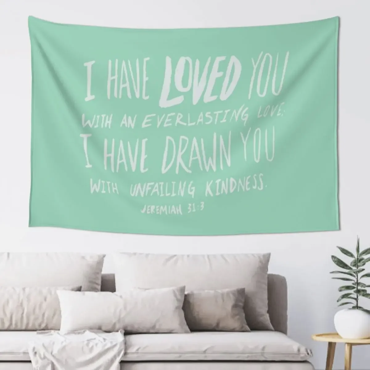 

Everlasting Love x Mint Tapestry Living Room Decoration Decorative Wall Home And Comfort Decor Outdoor Decoration Tapestry