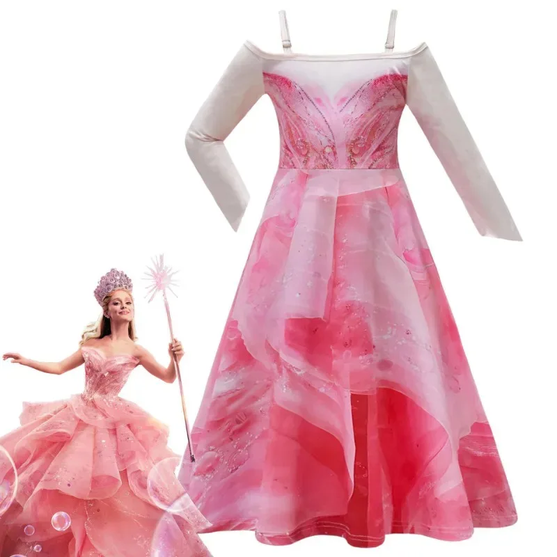 

Детское платье принцессы с принтом фильма Wicked, летняя ночная рубашка с короткими рукавами для маленьких девочек, детское праздничное платье, одежда для маленьких девочек