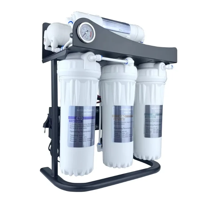 Osmosi Inversa T33 em Acciaio Per Rubinetto Sistema Di Filtri Per Acqua Pura Osmose Reversa