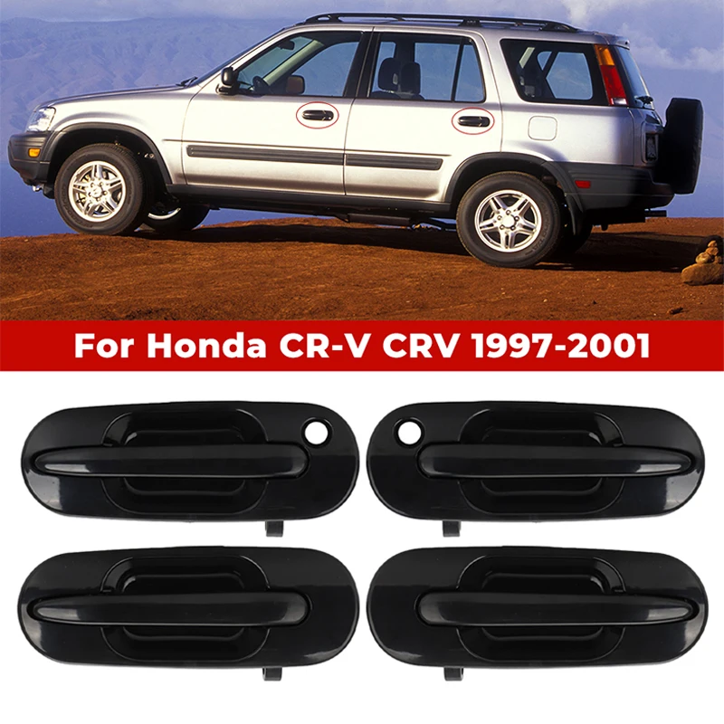 

Car Door Handle For Honda CR-V CRV LX Sport Utility 4-Door Front Rear Outside Outer Handles Exterior 1997 1998 1999 2000 2001