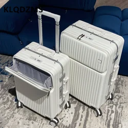 KLQDZMS-Valise d'embarquement légère pour hommes et femmes, bagages à main d'affaires universels, sacs à roulettes, 18 po, 20 po, 22 po, 24 po, 26 po