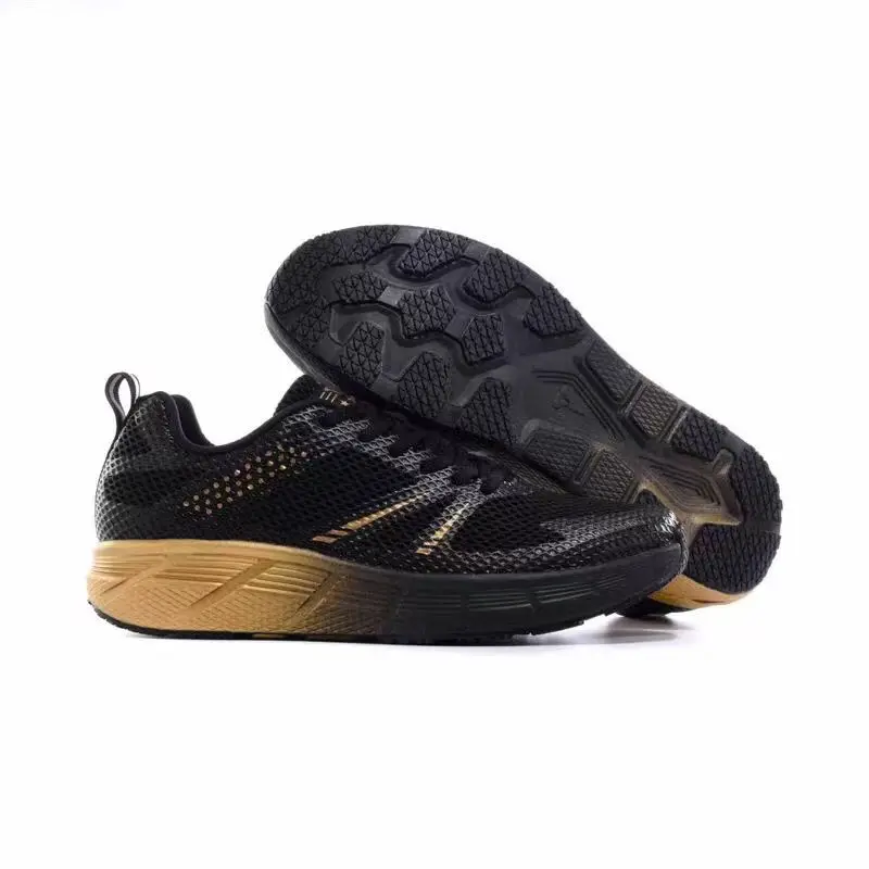 Par de zapatos deportivos para hombre, zapatos para correr de malla, transpirables, finos, ligeros, absorbentes de golpes, cómodos