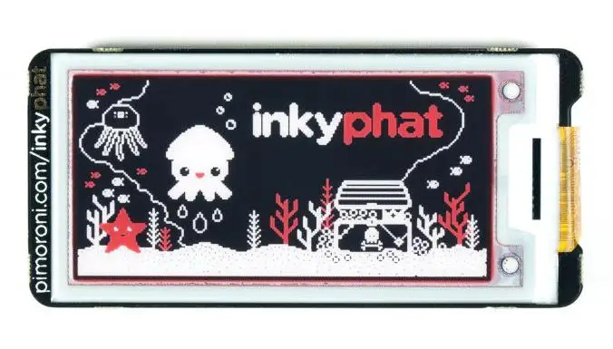 PIM368 Inky pHAT (ePaper/eInk/EPD) - Black/White