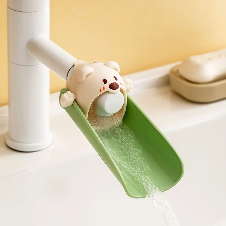 Cartoon Faucets Spout Extenders Splash-Proof Multipurpose Fun Baby Hand Washing Assistant For Kitchen Sink Faucet Accessories