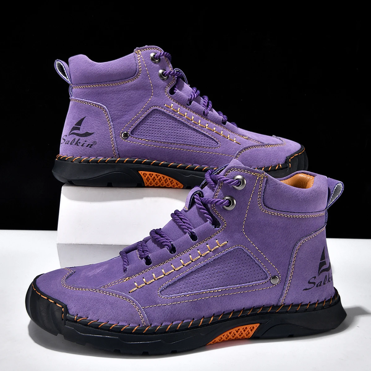 Men's Handmade Leather Hiking Boots 3