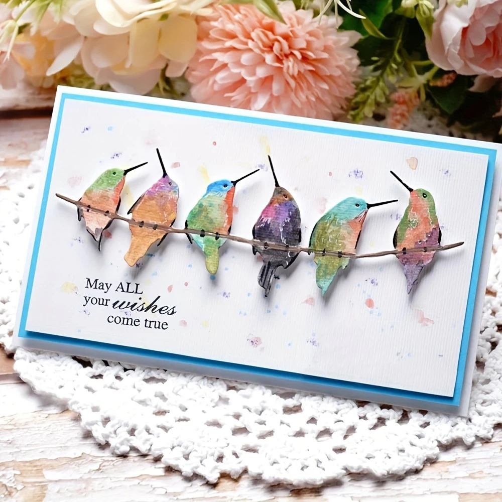 

hummingbirdmolds 2024 newly arrived metal cutting molds DIY cutting for handicrafts relief photo albums greeting card making etc