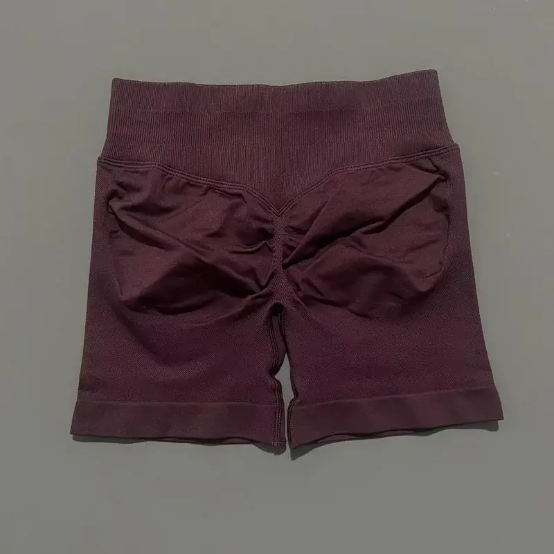 شورت رياضي HISTELLO للنساء بطول 4.5 بوصة - شورت يوجا بلا خياطة، خصر منخفض، تصميم مريح للأرداف، مناسب للتمرين واللياقة البدنية - 6
