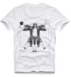 Summer Short Sleeve Cotton T-shirt Streetwear The Big Lebowski The Dude Cult Movie Kultfilm Coen Brothers Da Vinci Man