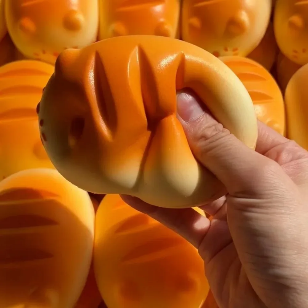 Squishy simulé chat pain presser jouet doux soulagement du stress lente augmentation sensorielle Fidget pour l'anxiété tdah autisme cadeaux pour les enfants