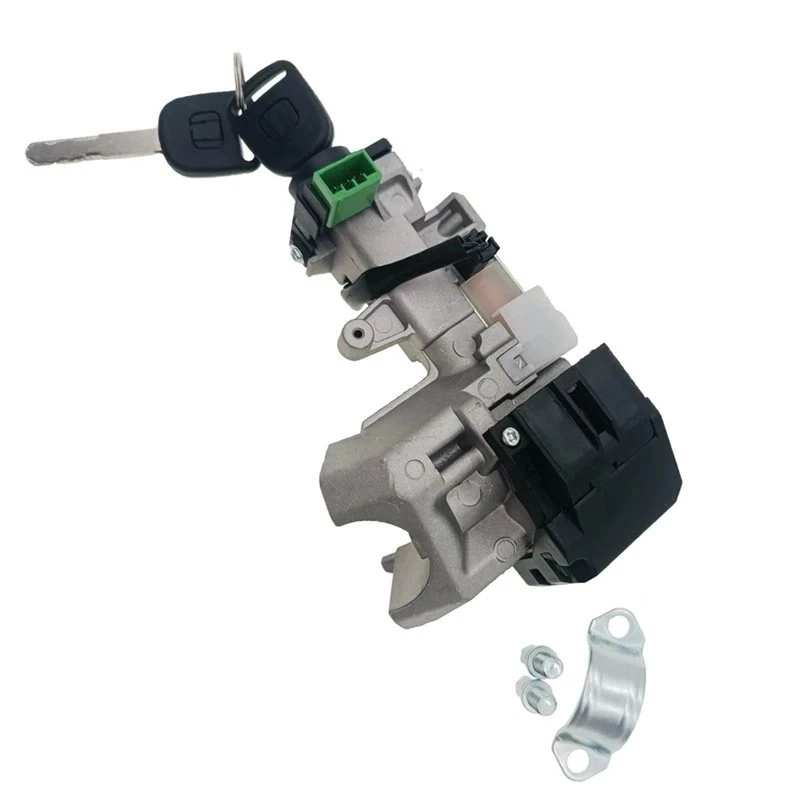 DHBH Ignition Switch Lock Cylinder W/Chip & 2 Keys For Honda