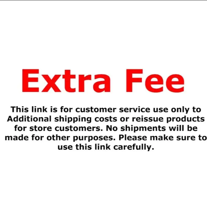 Extra Fee  Only used for additional postage and price, single purchase is invalid, please contact customer service image 2