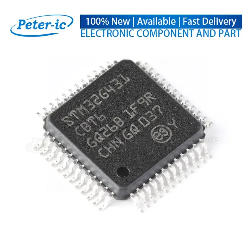 (1pcs)STM32G431CBT6 STM32G431 CBT6LQFP-48 128KB 1.71V~3.6V 32KB 170MHz FLASH 38 Microcontrollers MCU/MPU/SOC Available