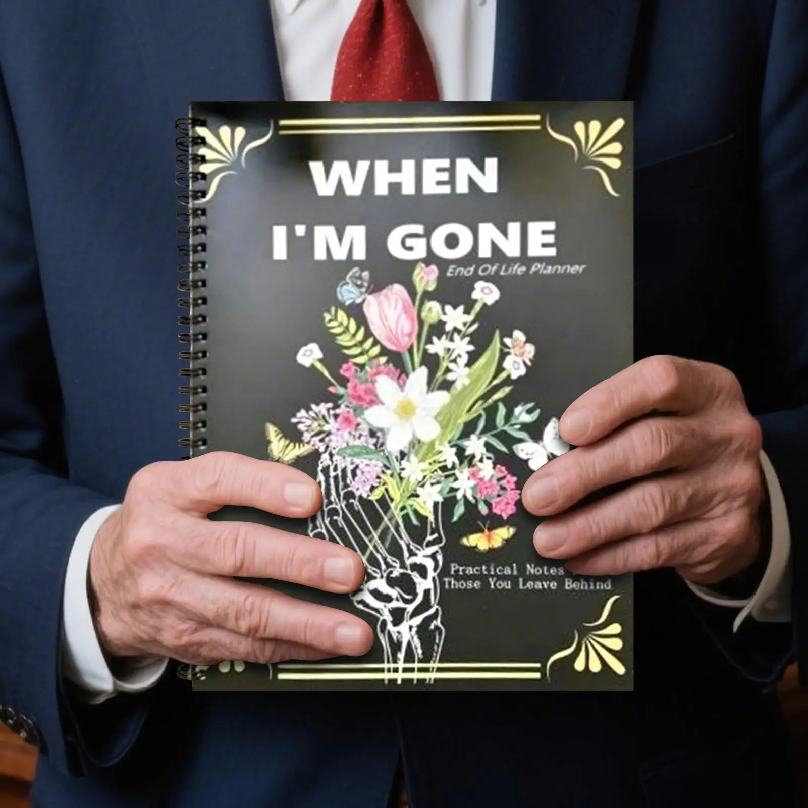 End Of Life Planner Death Planner Organizer Guided Workbook สมุดบันทึกสําหรับสิ่งของจะเตรียมความสําคัญ