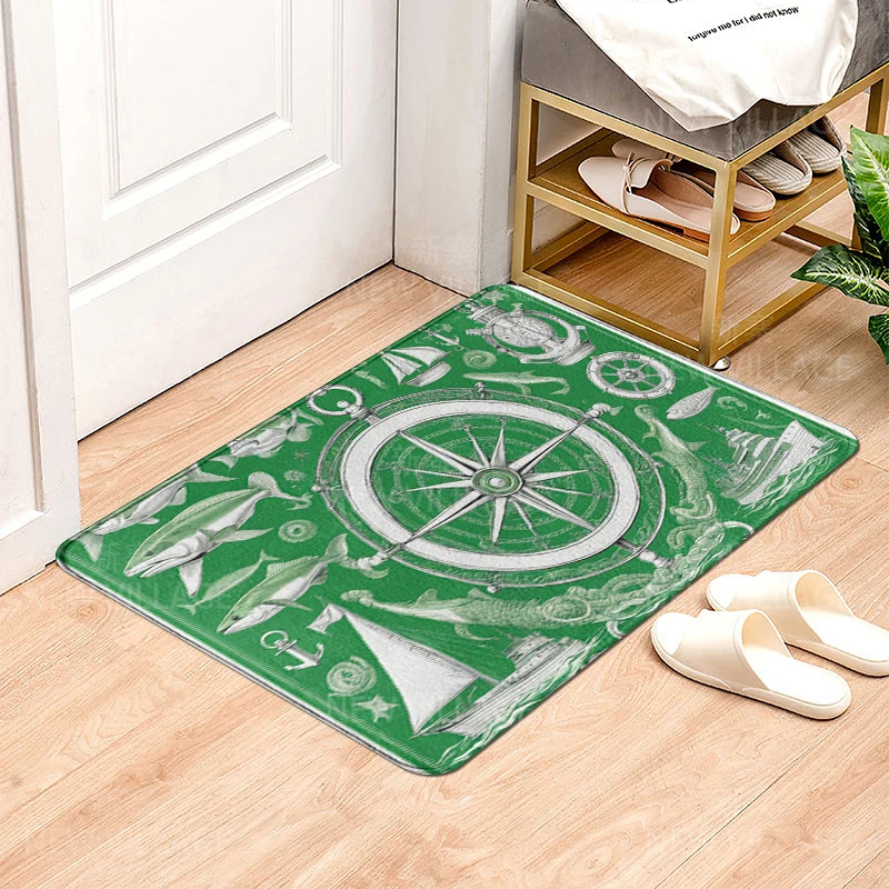 House entrance carpet Home door mat Modern Nordic style Room Bath Foot bathroom non-slip Kitchen water absorption rugs Abstract