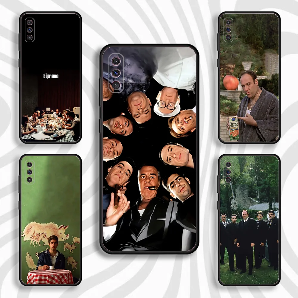 

The S-Sopranos Tony Phone Case For Samsung S 25,24,23,22,30,21,10,9,Ultra,Plus,Lite,FE,4,5 G Black Soft Case