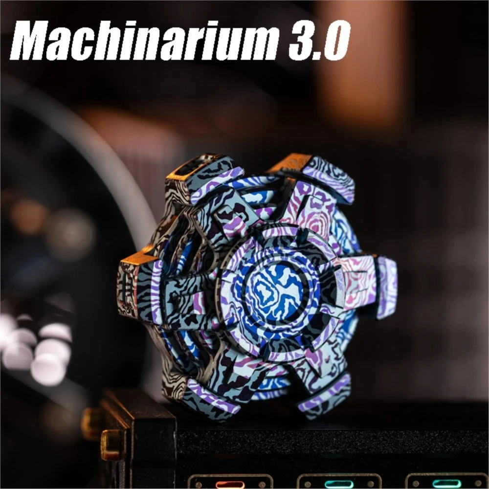 KUKE EDC Machinarium 3.0 Fidget Spinner Anti Stress Toy Double R188 Bearings Linkage Structure Amazing Toy