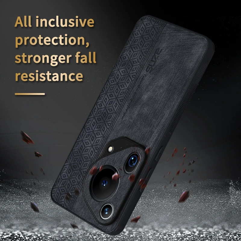 For Huawei Pura 70 Ultra Чехол Для Back Cover Skin Feel Shockproof Leather Phone Case Bumper For Huawei Pura 70 Ultra Coque Capa
