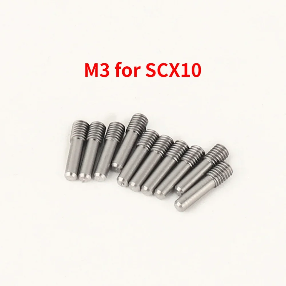 M3 M4 Front/Rear Bumper Headless Hexagon Screw Pin Drive Shaft Screw Middle Axle Bolt For 1/10 SCX10 Capra Trx4m RC Crawler Part