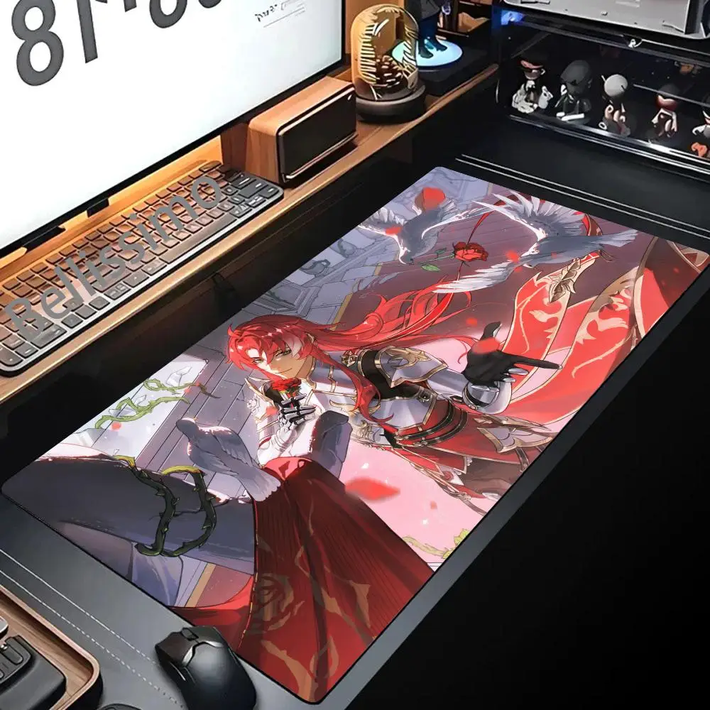 Honkai Star Rail Argenti Mouse Pad Laptop Gaming Keyboard Mouse Pad Gamer Cabinet Desktop Mouse Mat Table Mat Carpet