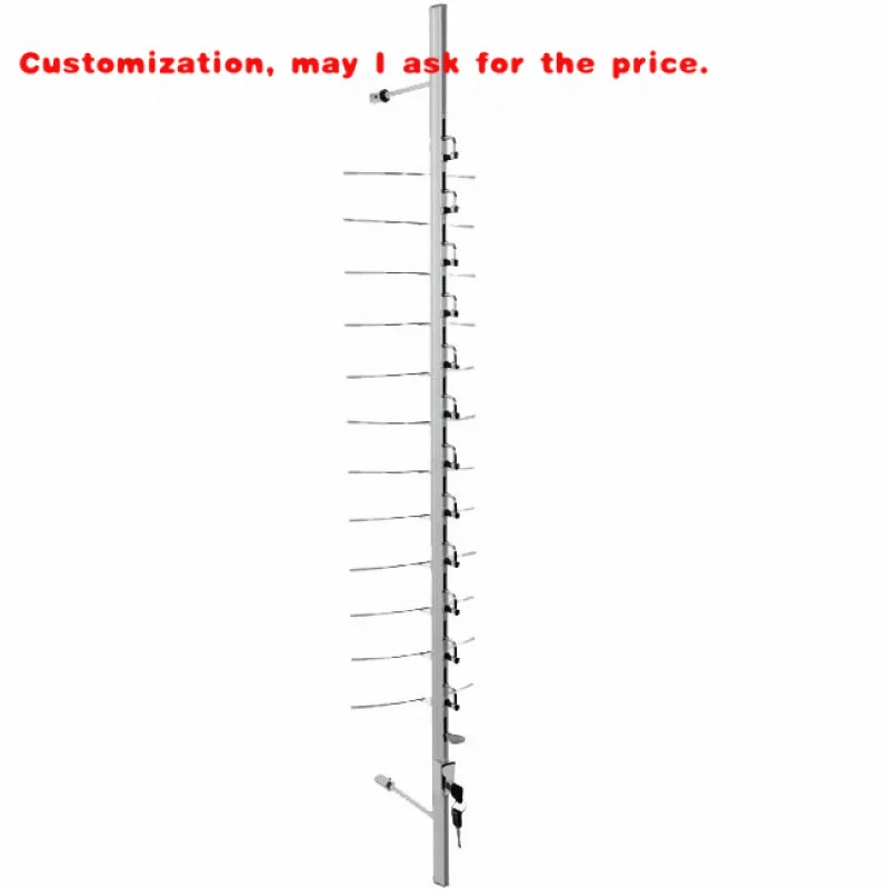 

На заказ. Настенные алюминиевые запираемые очки на заказ, стержни для оптического дисплея, стержни для оптической оправы, стержни для дисплея, подставка для дисплея