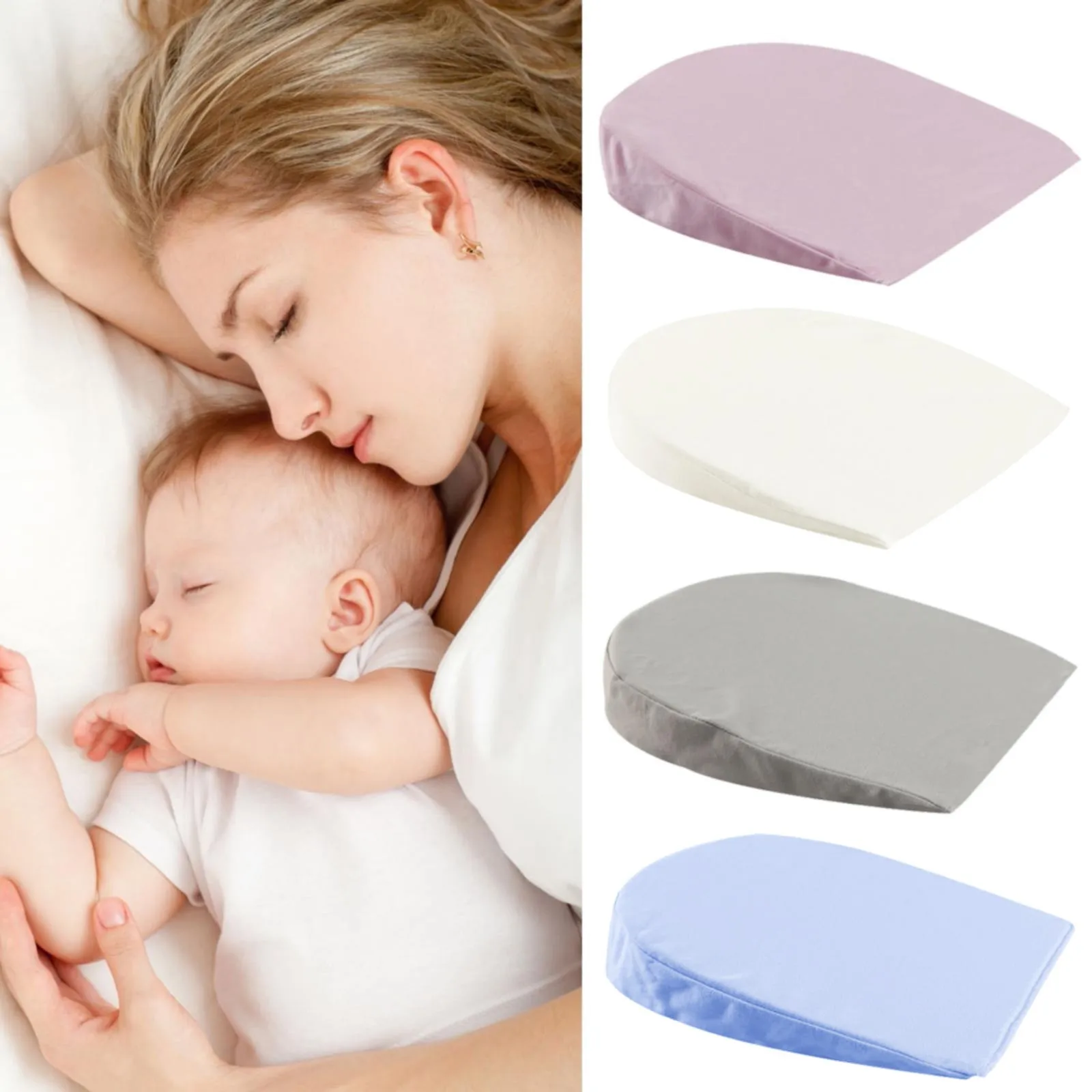 Baby Anti Vomiting Ramp Pad Baby Anti Overflow Side Feeding Pillow Gifts For New Moms