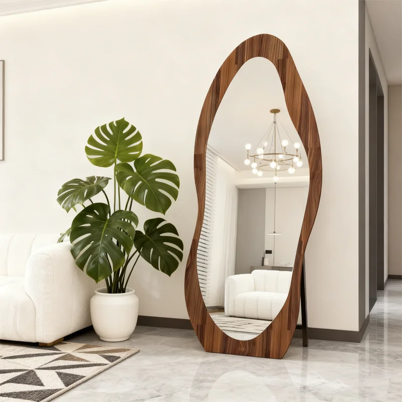 

-Для современного пола, напольное зеркало, полная длина, большой размер, большое напольное туалетное зеркало, напольное зеркало для прихожей, арочное и