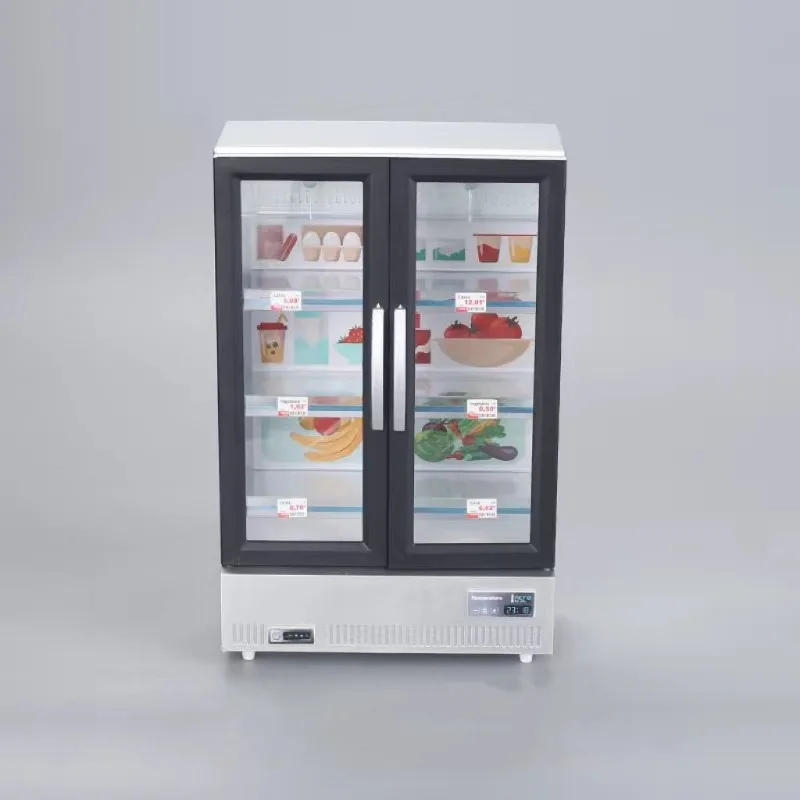 1/6 Scale BJD Doll House Scene Accessories Mini Refrigerator Freezer Model Suitable For 12 Doll Inch Display Diy Toys