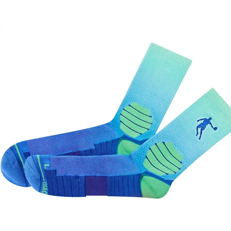 QIAODAN Kaus Kaki Katun untuk Pria 2025 Kaus Kaki Fashion Atletik Lari Kualitas Tinggi Sejuk Basket Musim Dingin Baru XWF35231805