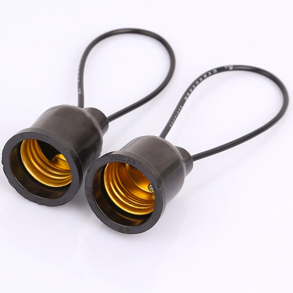 

10Pcs E27 Bakelite Lamp Holder Durable Bulb Socket HighTemperature Resistant Ceiling Light Fixture
