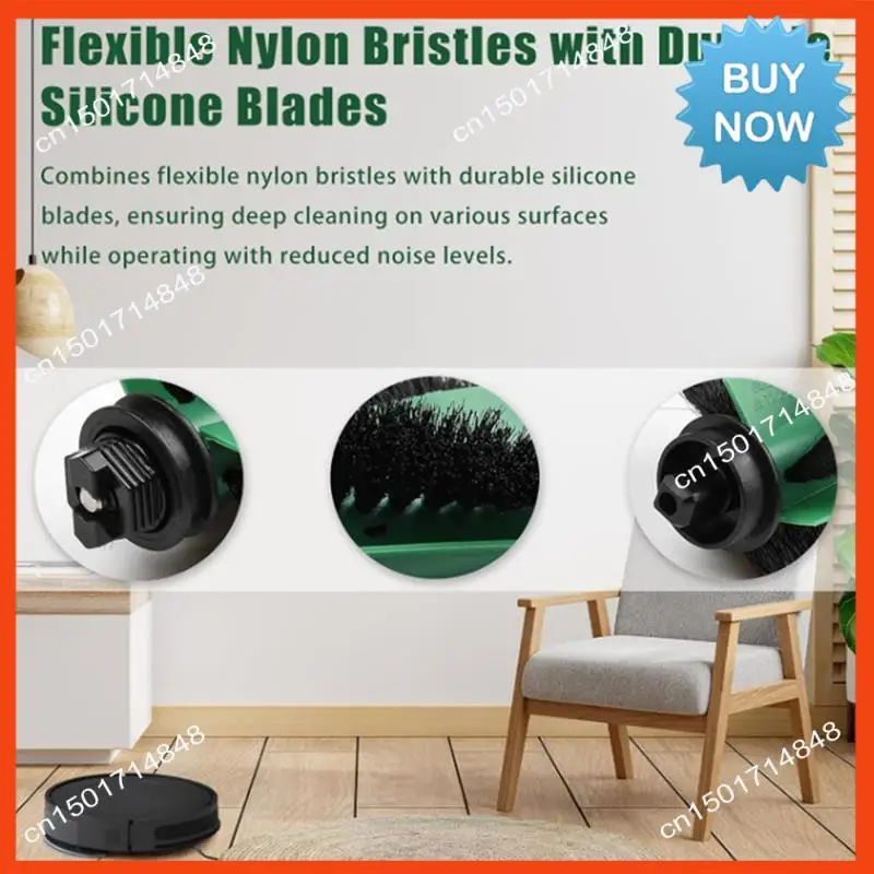 BISM 2 pezzi spazzola a rullo per Roomba Q0120 Y0140 Q0520 Q011 Y0110 Robot aspirapolvere Roomba Y & Q Combo & Vac Essential Series