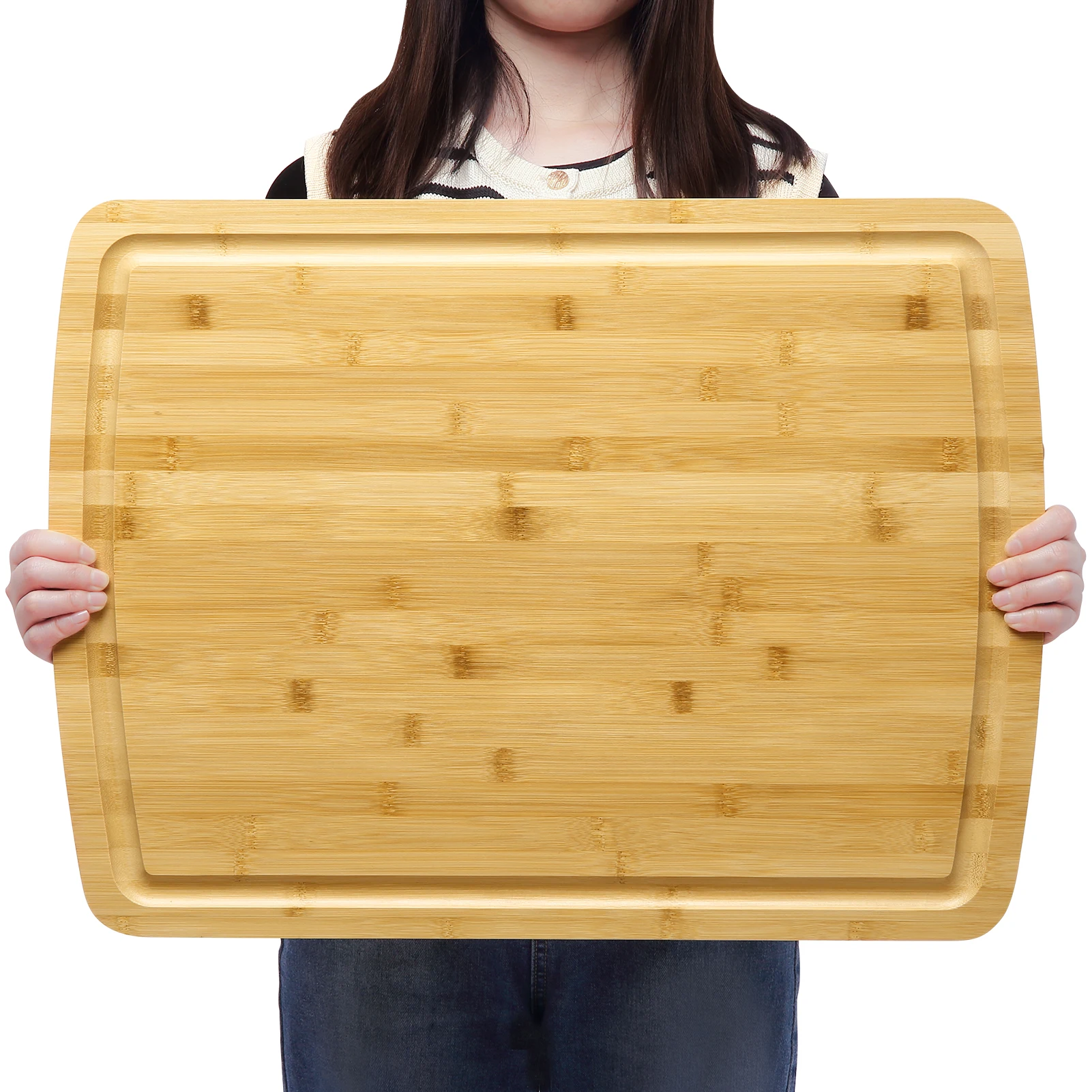 Bamboo Cutting Board for Kitchen, 24