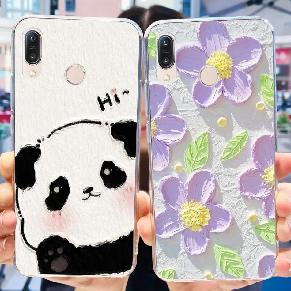 For Asus Zenfone Max (M1) ZB555KL Cute Panda Cartoon Phone Case For Asus X00RD Zenfone Max M1 5.5