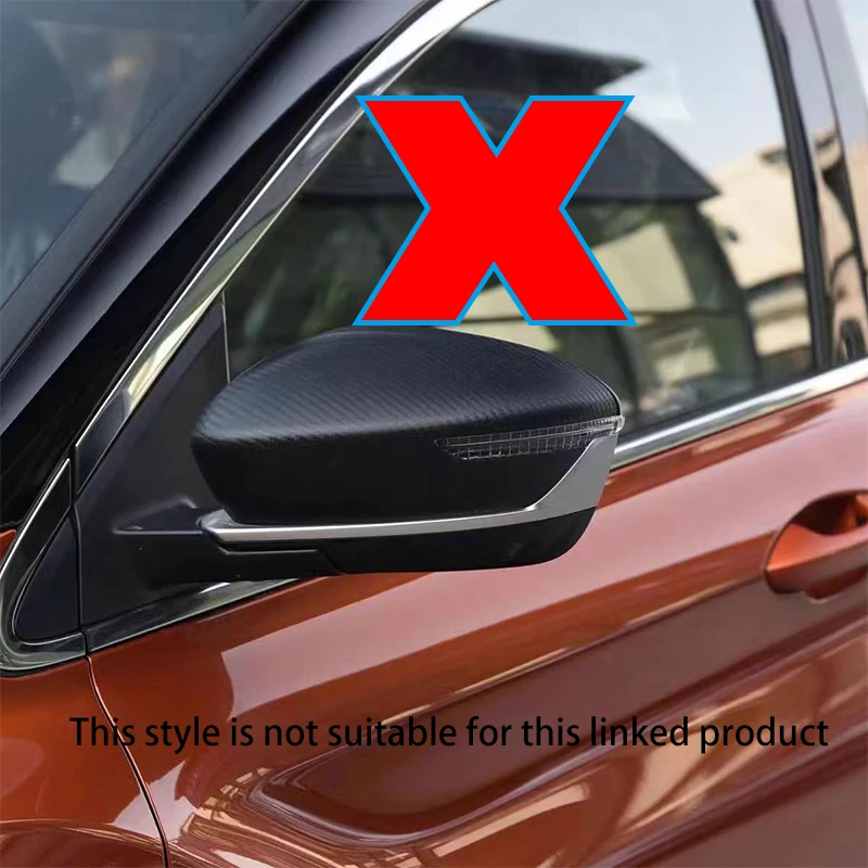 For Geely Bin Rui   2018-2024rearview mirror protective cover Horn mirror cover appearance carbon fiber modified auto parts