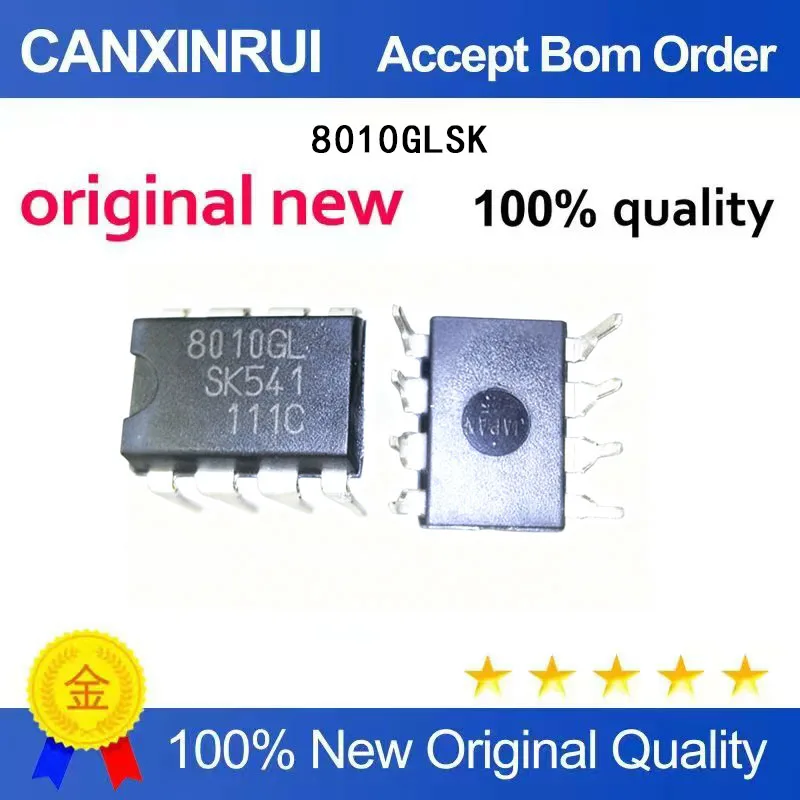 (5-100pieces)Brand new in stock SI-8010GL 8010GLSK 8010 DIP-8 Minimum order of one