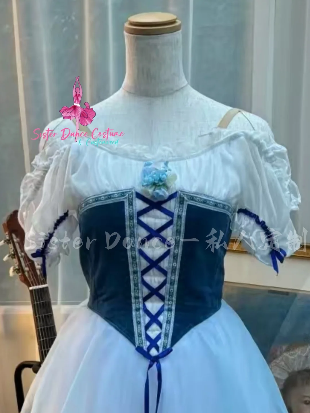 2024 New Giselle Gopelia Variation tutu Private custom children's women's stage performance competition dress