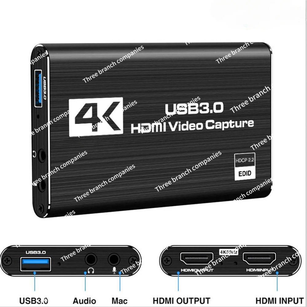 

Cross-border hdmi capture card 4K video live broadcast usb3.0 data camera ps4 game set-top box recording computer