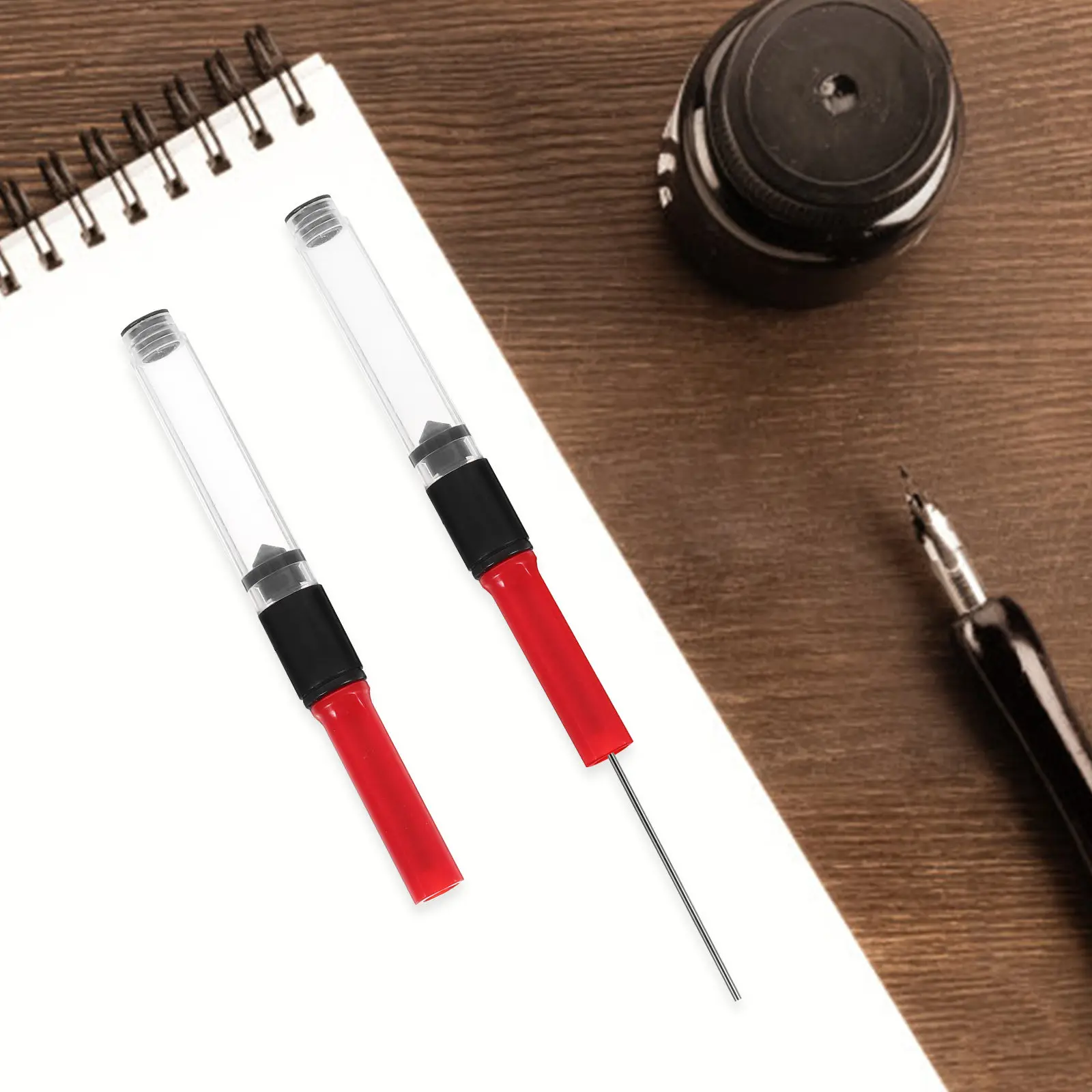 

10 шт. абсорберов чернил для перьевых ручек, шприцев для заправки, инструментов для чистки, ручек для письма, преобразователей для тонких перьев