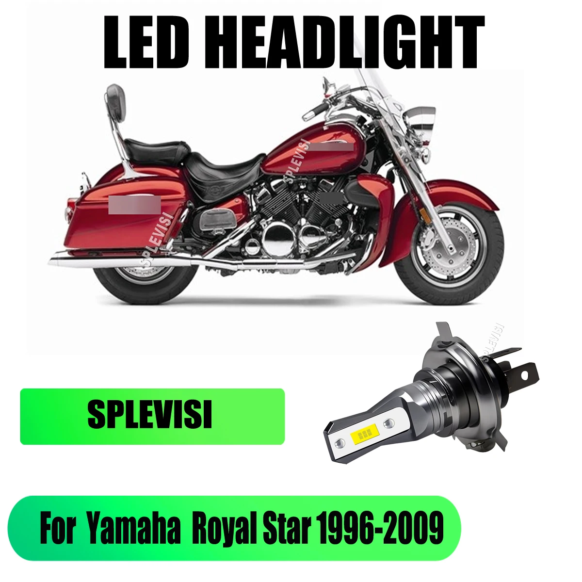 

H4 Motorcycle LED 45W Headlight Bulb 12V For Yamaha Royal Star 1996 1997 1998 1999 2000 2001 2002 2003 2004 2005 2006 2007-2009