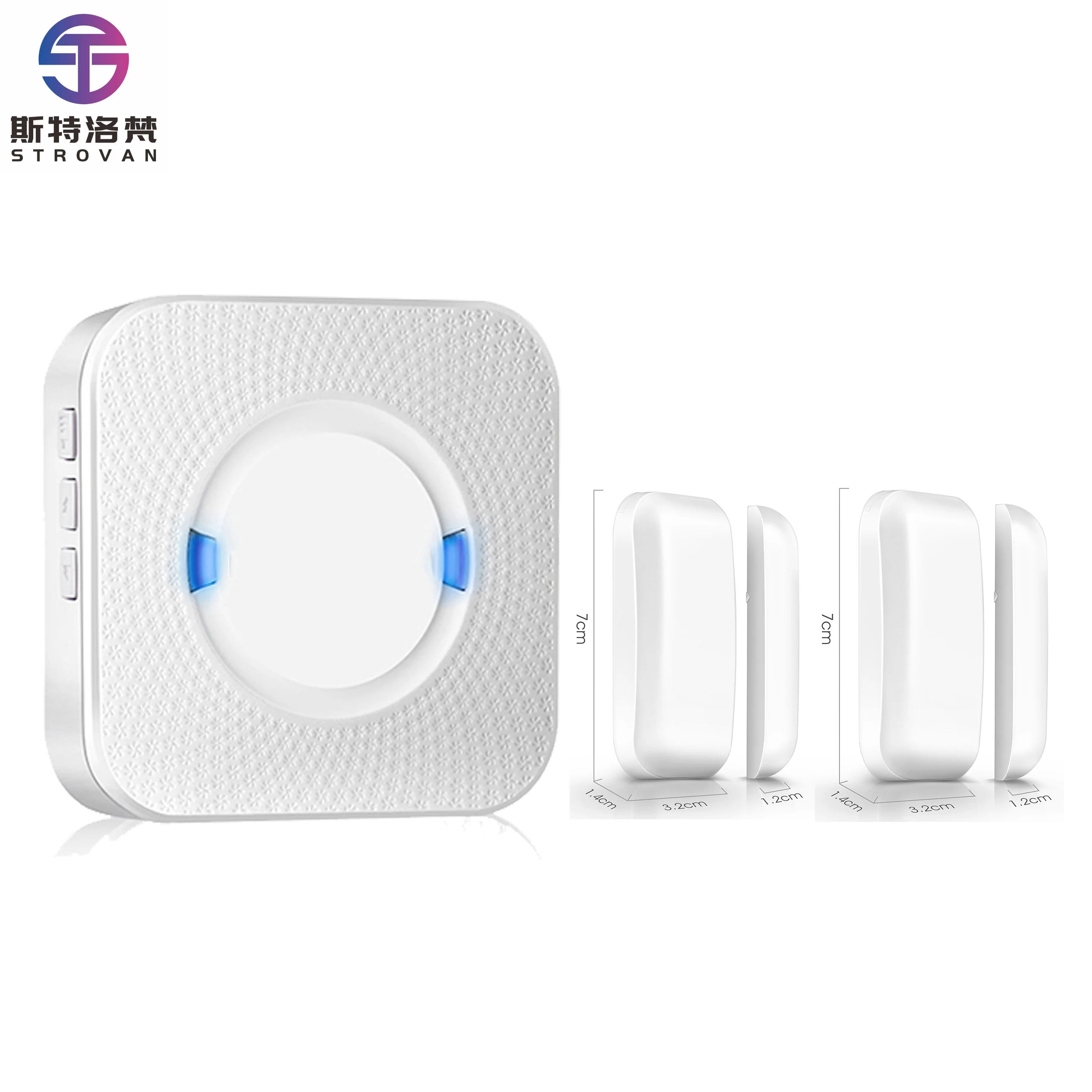 

CC01 Burglar Security Alarm System Receiver With 2 Door Window Sensor