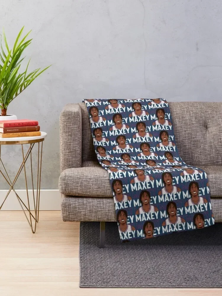 tyrese maxey - Funny Basketball lover Gift Throw Blanket Decorative Sofas Warm Blankets